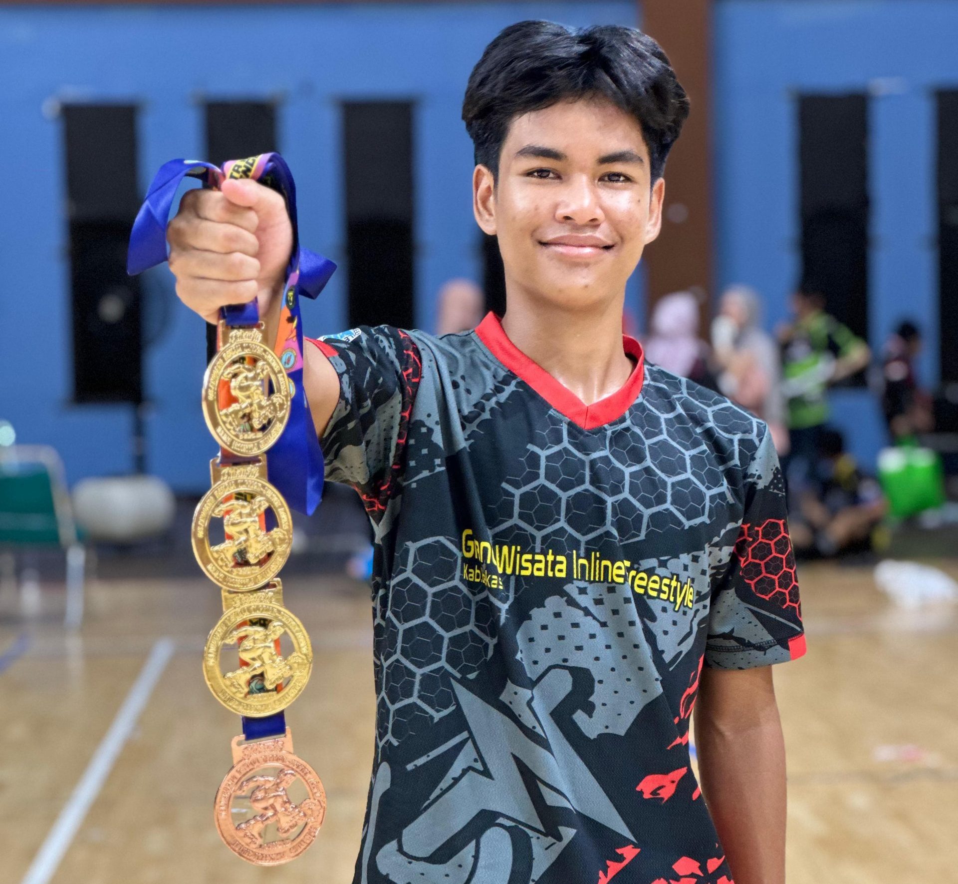 Profil Muhammad Arva Al Barreeq, Atlet Muda Sepatu Roda Freestyle Asal Bekasi